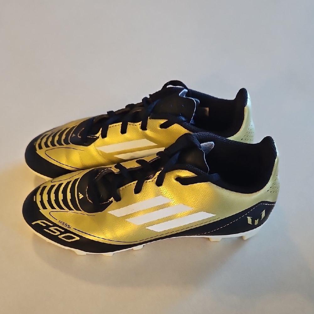 Adidas Messi Black And Gold Soccer Cleats
